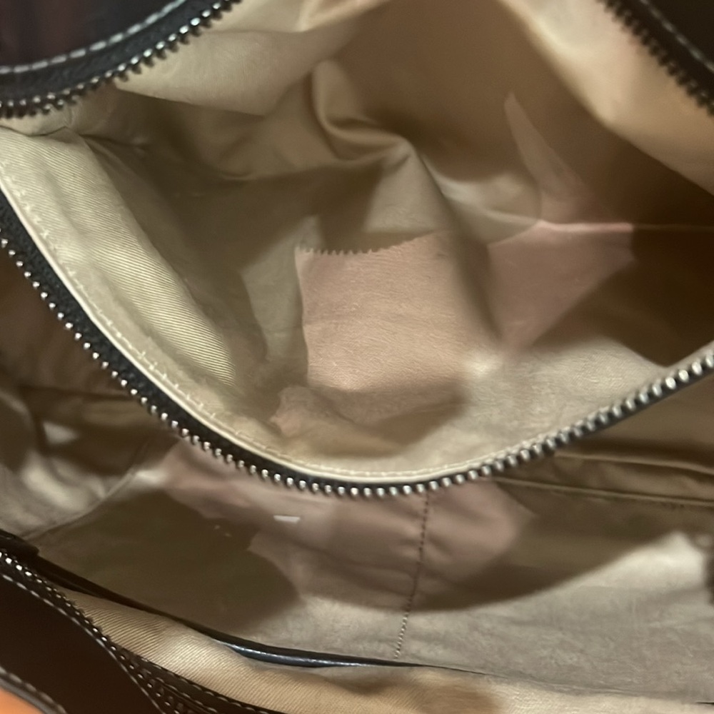 Reed Krakoff handbag, leather, black, brown and tan leather, 13”w, 10”h, 4”d - Picture 3 of 16